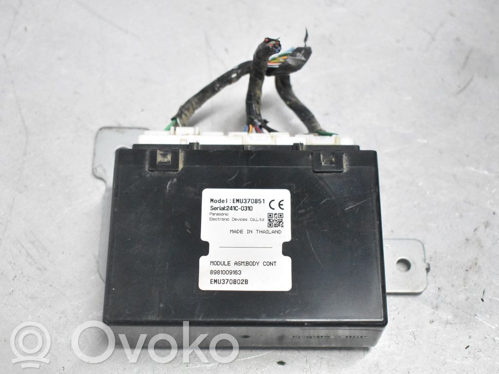 Isuzu D-Max Other control units/modules 