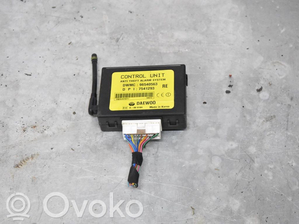 Chevrolet Kalos Relais Alarmanlage Diebstahlschutz 
