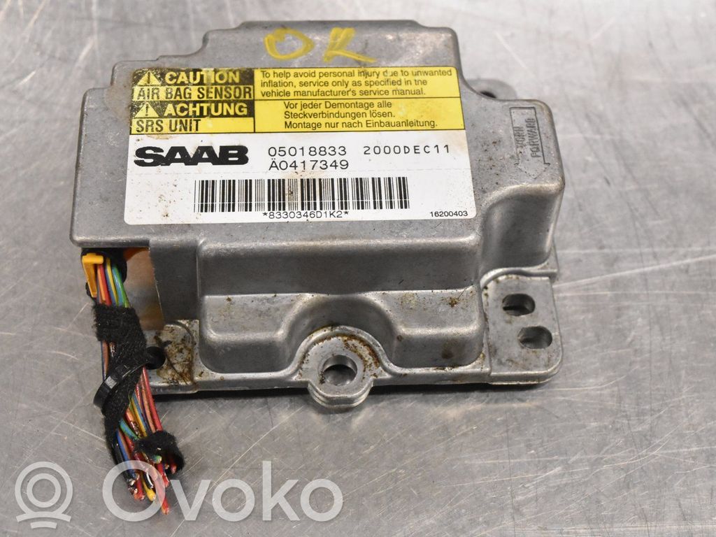 Module de contrôle airbag   05018833