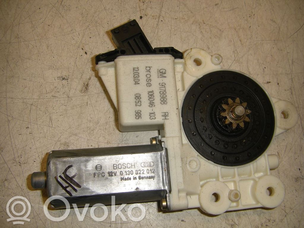 Opel Signum Motorino alzacristalli della portiera anteriore