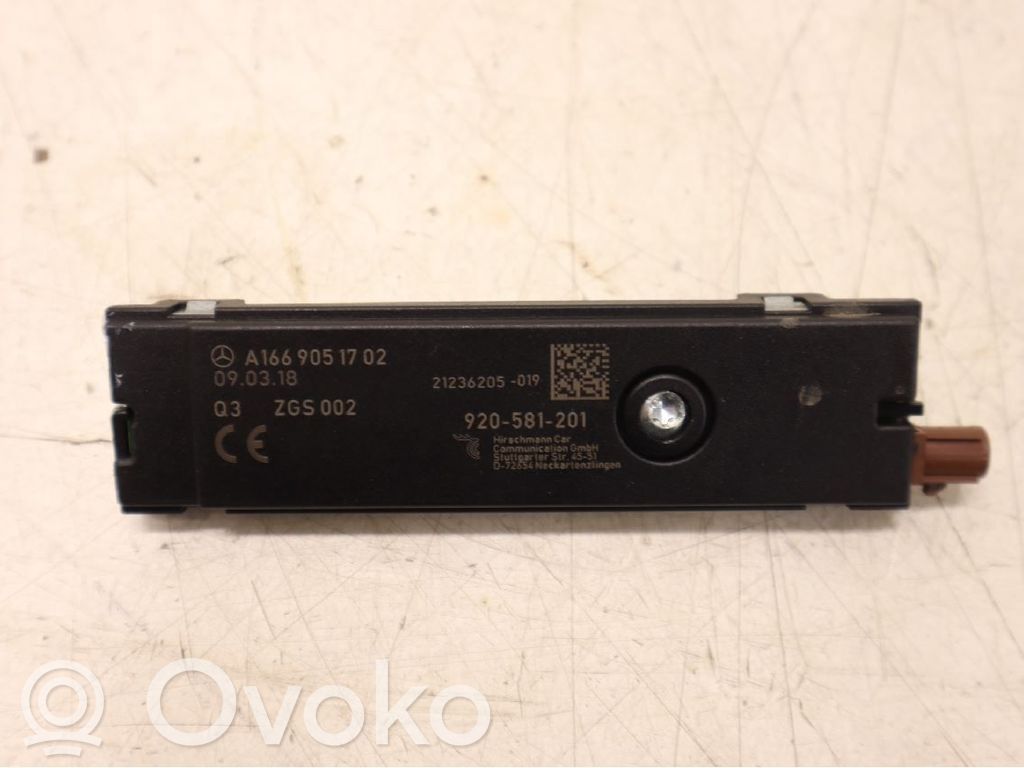Mercedes-Benz GL X166 Amplificator antenă aeriană 