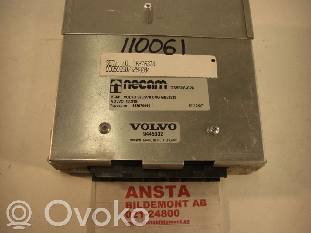 Volvo S70  V70  V70 XC Inne komputery / moduły / sterowniki 
