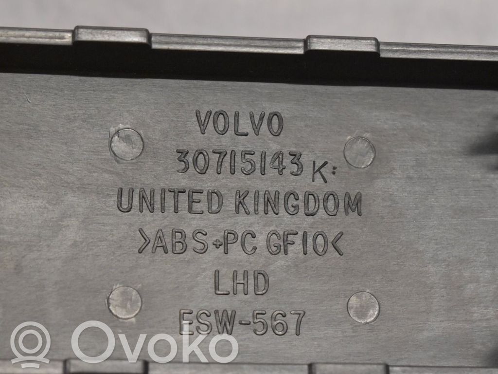 Volvo V70 Rivestimento del vano portaoggetti del cruscotto