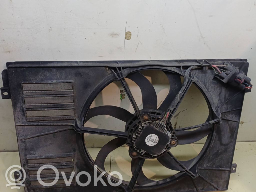 Skoda Octavia Mk2 (1Z) Elektryczny wentylator chłodnicy 