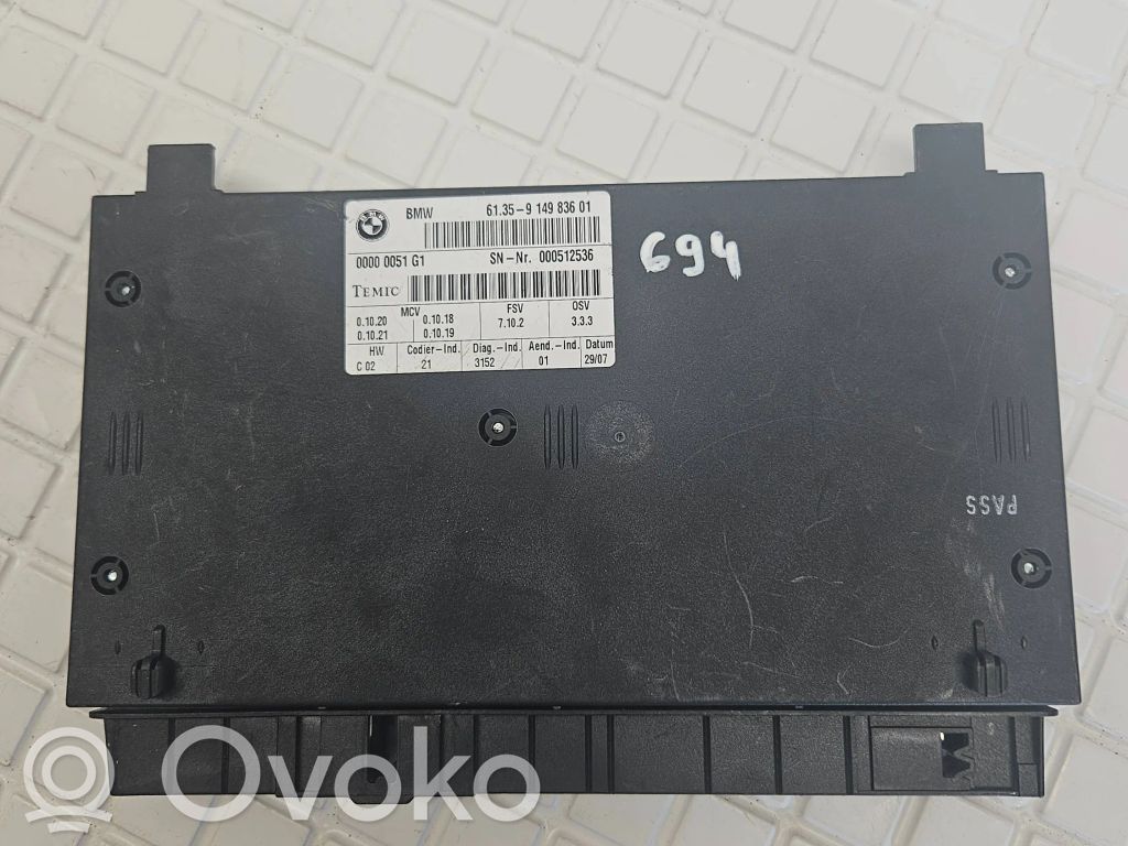 BMW X5 E70 Module confort 
