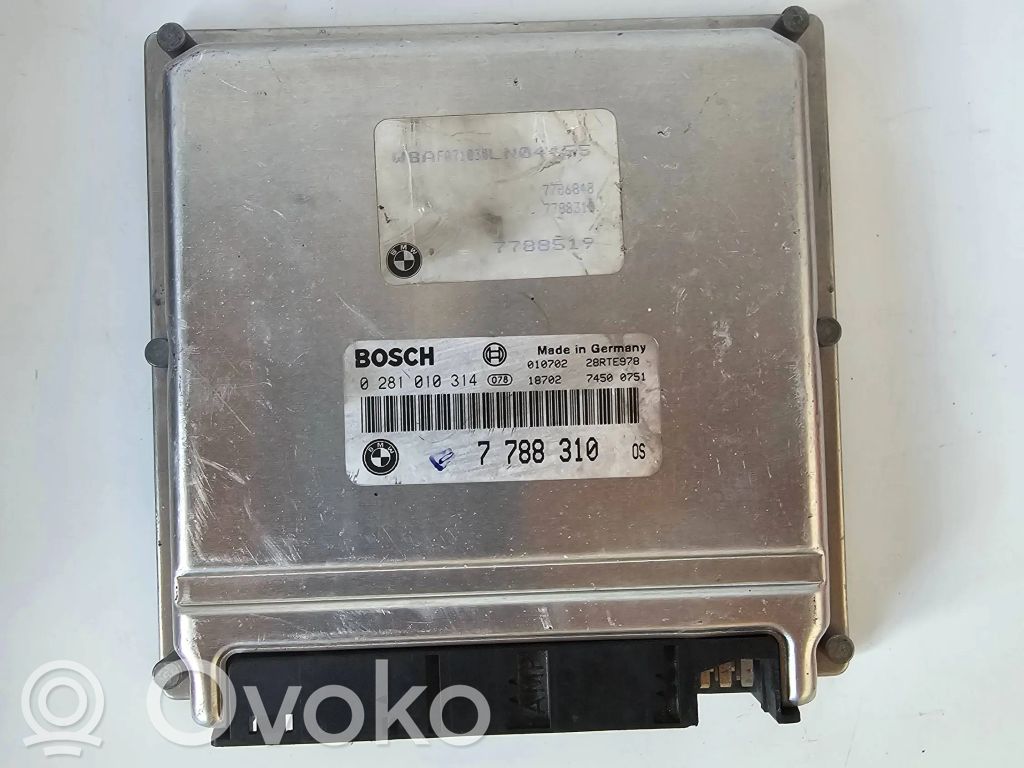 Moottorin ohjainlaite/moduuli   7788310,7788519,0281010314