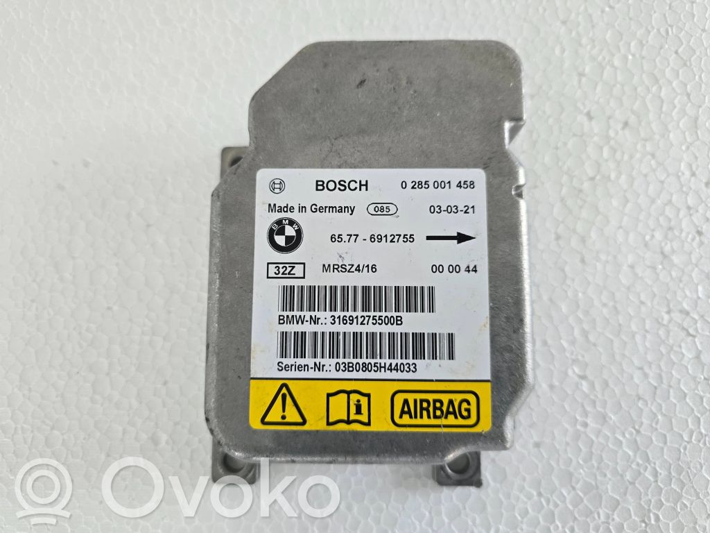 Airbag control unit/module   6912755,65776912755