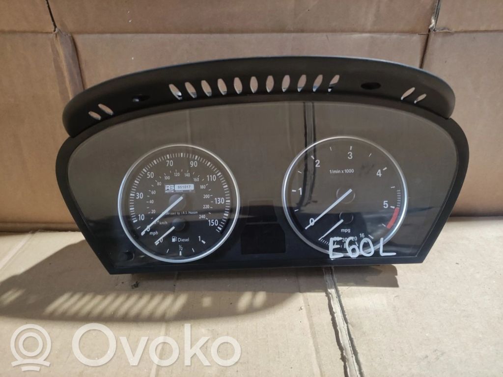 BMW 5 E60 E61 Speedometer (instrument cluster) 