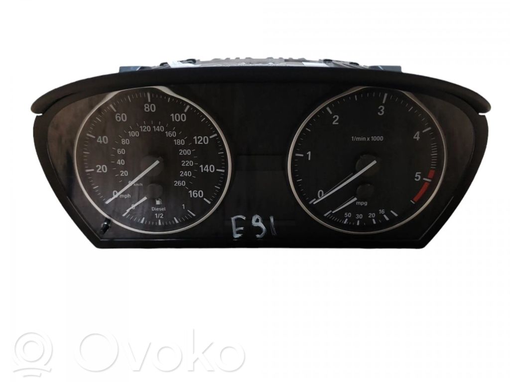 BMW 3 E90 E91 Speedometer (instrument cluster) 