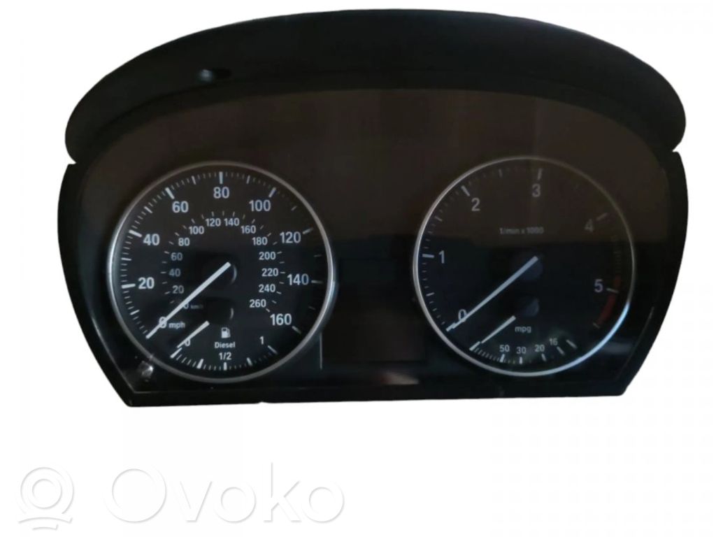 BMW 3 E90 E91 Speedometer (instrument cluster) 