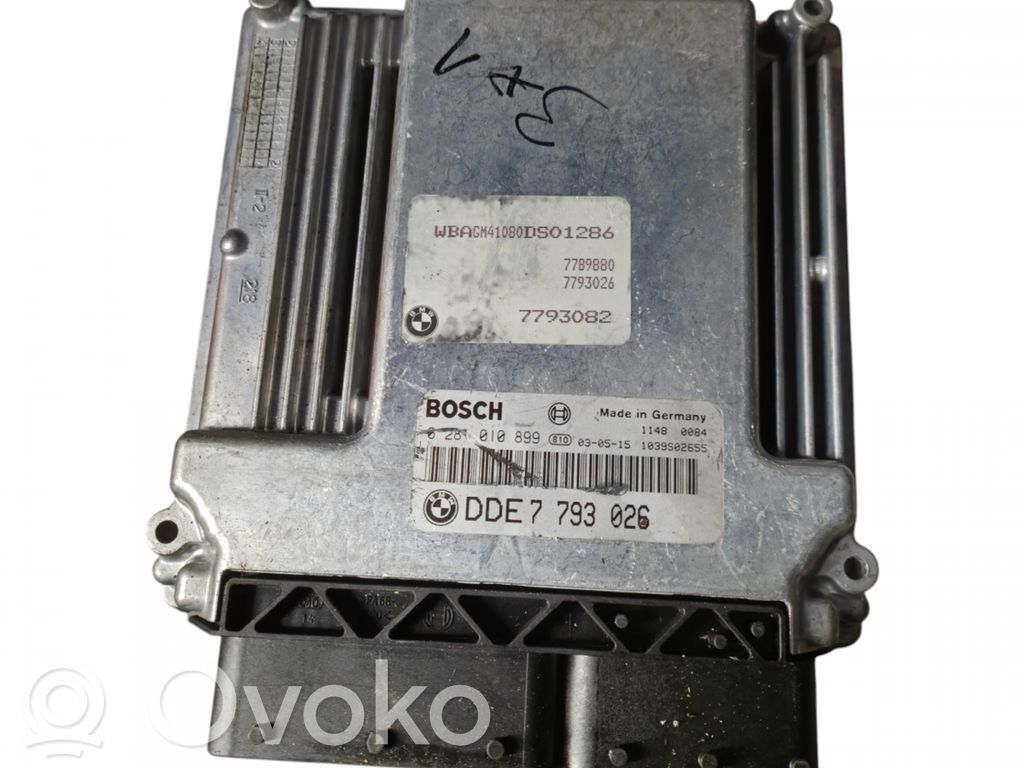 BMW 7 E65 E66 Engine control unit/module 