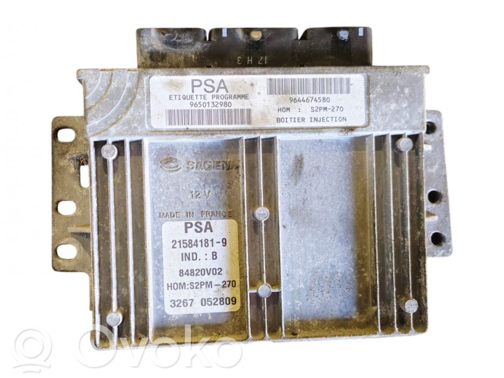 Citroen Xsara Picasso Engine control unit/module 
