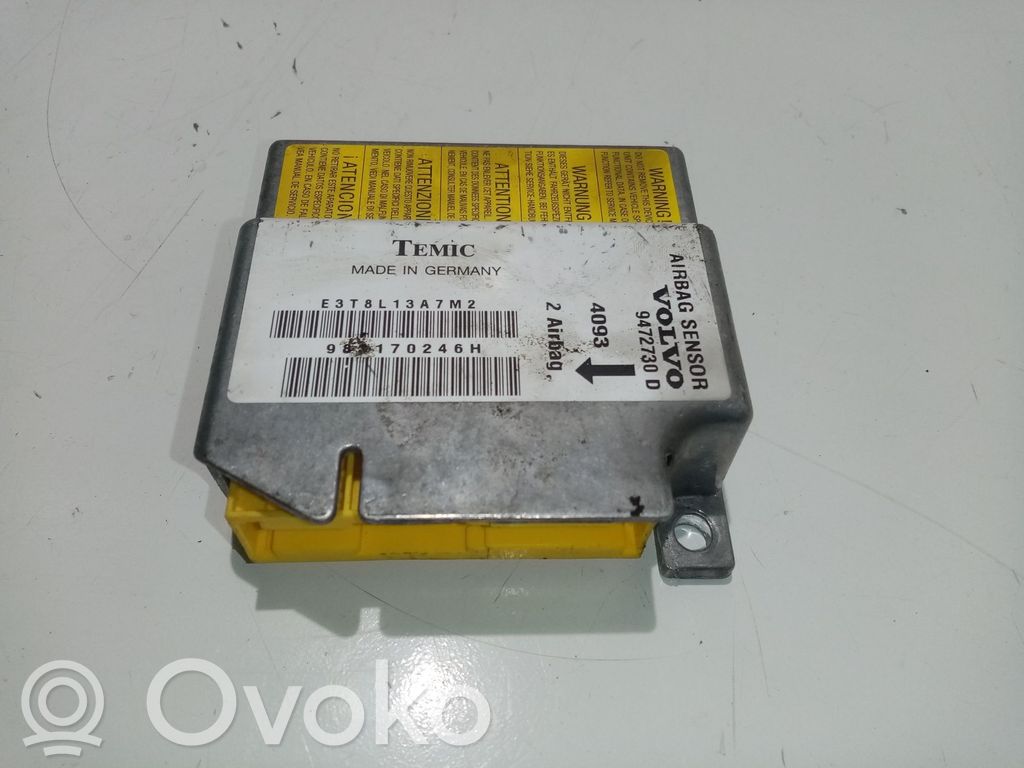 Volvo C70 Airbag control unit/module 