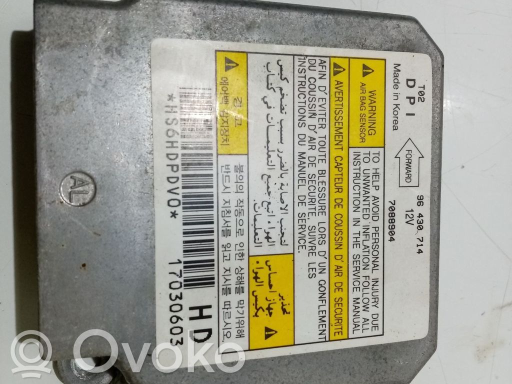 Airbag control unit/module   96430714