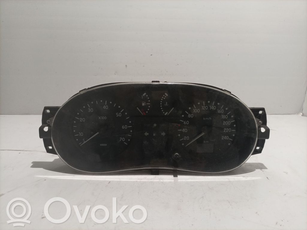 Renault Clio II Speedometer (instrument cluster) 