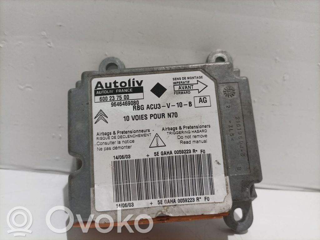 Citroen Xsara Sterownik / Moduł Airbag 