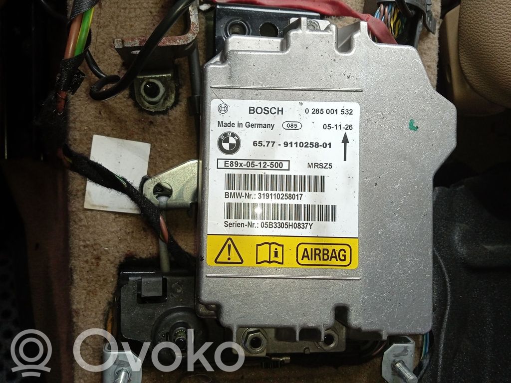 Unidad de control/módulo del Airbag   65779110258,6577911025801,0285001532