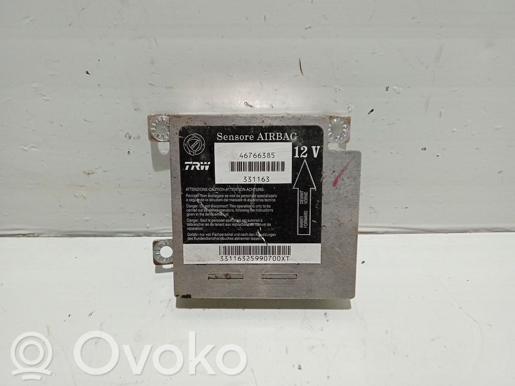 Fiat Punto Evo Airbag control unit/module 