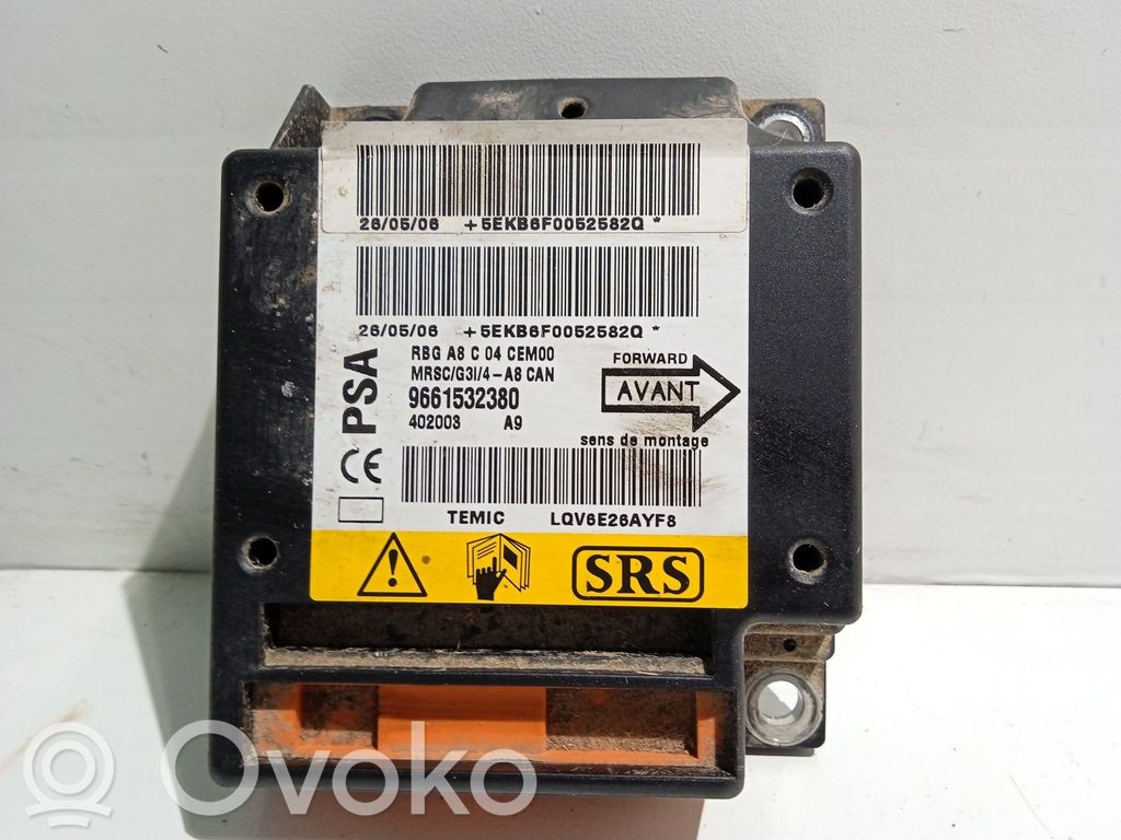 Airbag control unit/module   9661532380