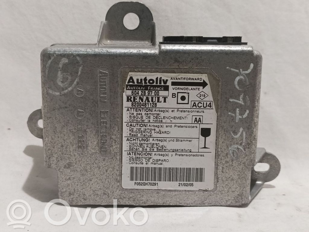 Renault Megane II Unitate/modul de comandă airbaguri 