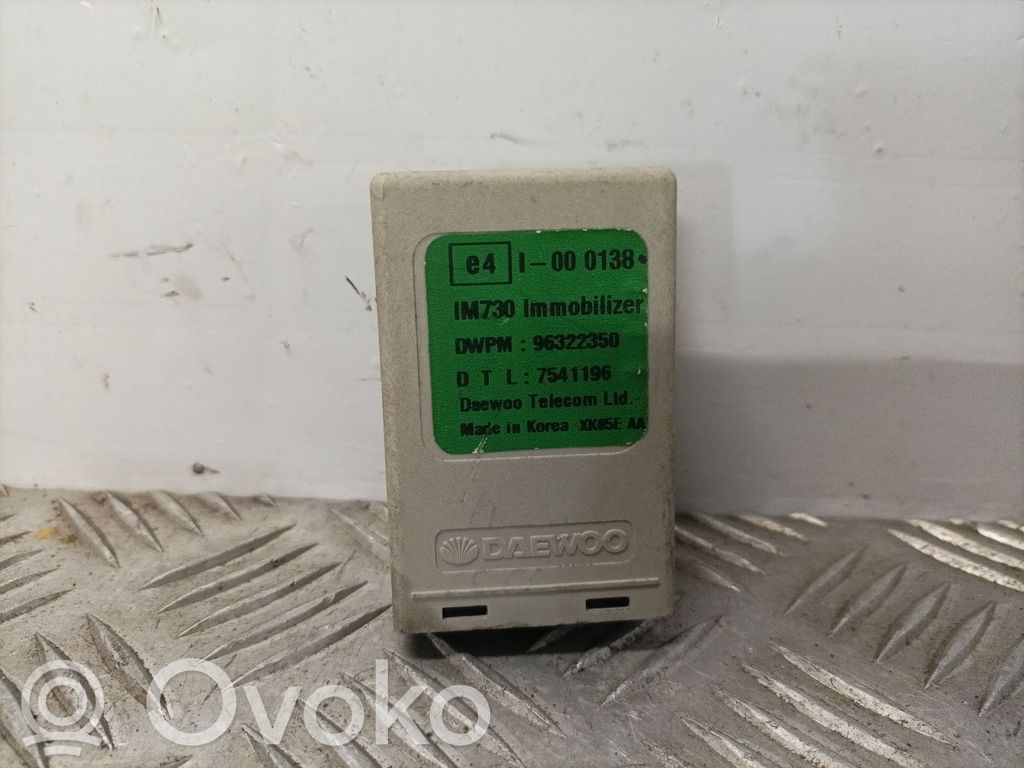 Daewoo Matiz Other control units/modules 