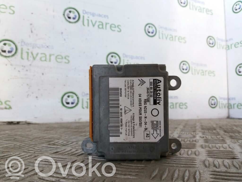 Citroen Saxo Airbag control unit/module 