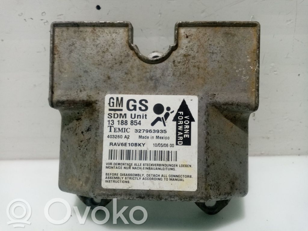 Unidad de control/módulo del Airbag   13188954,327963935,1388854