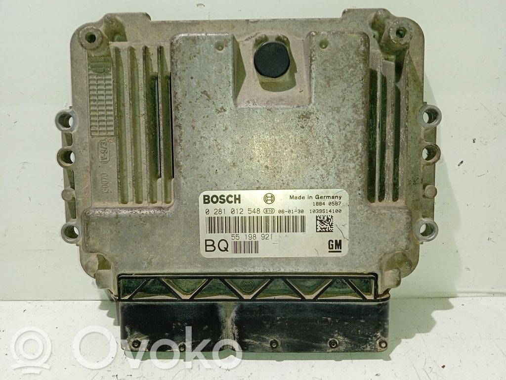 Engine control unit/module   0281012548,55198921