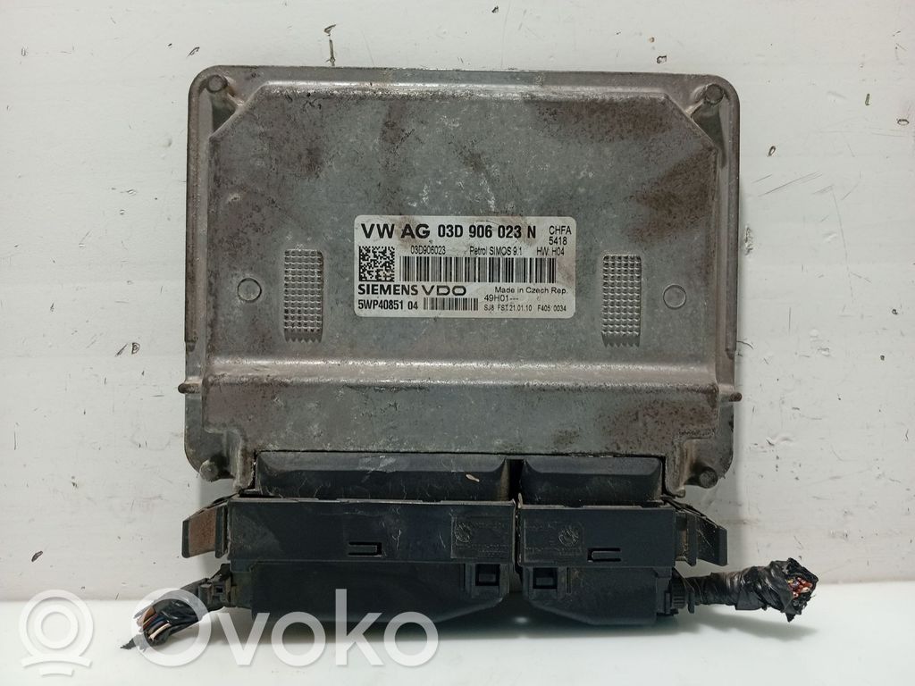 Engine control unit/module   03D906023N,5WP4085104