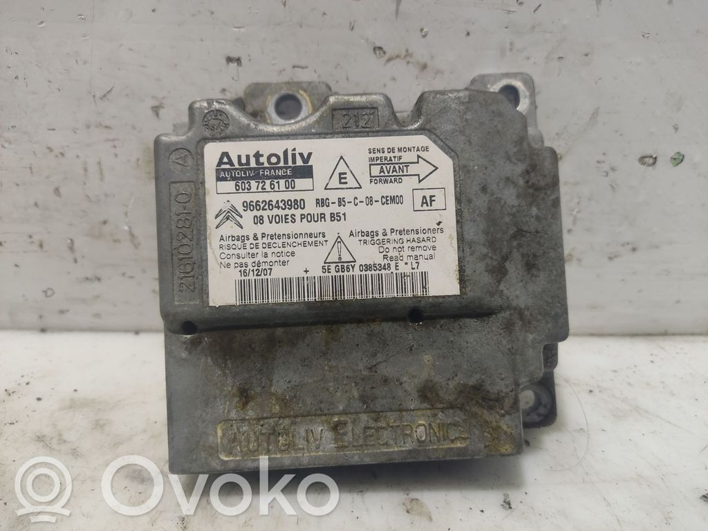 Citroen C4 Grand Picasso Centralina/modulo airbag