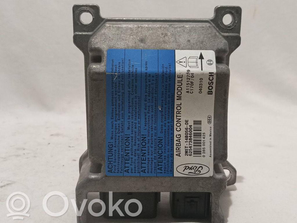 Airbag control unit/module   0285001425,2M5T14B056