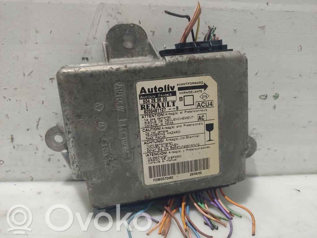 Renault Megane II Airbag control unit/module 