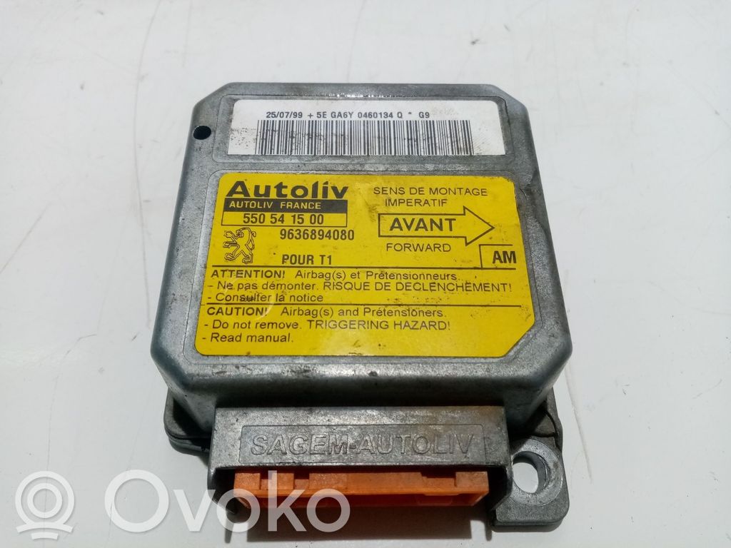 Peugeot 206 Unitate/modul de comandă airbaguri 