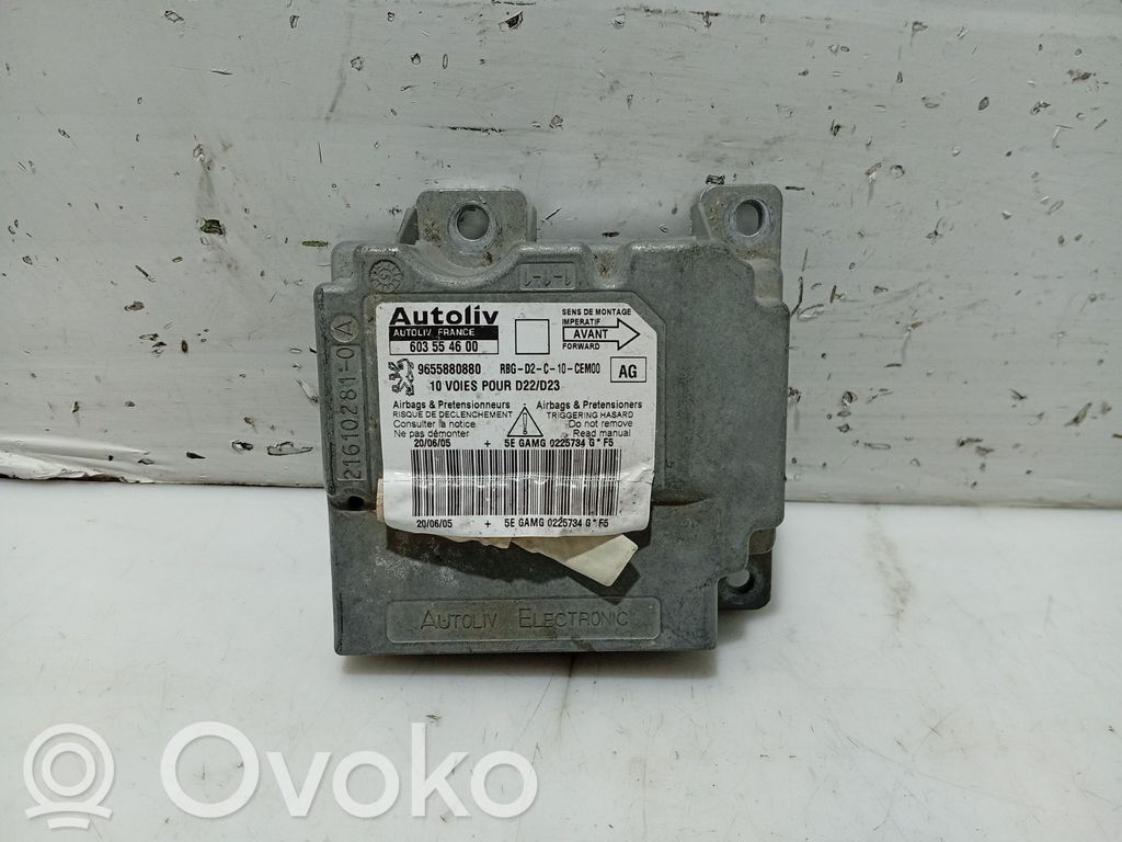 Peugeot 407 Unitate/modul de comandă airbaguri 
