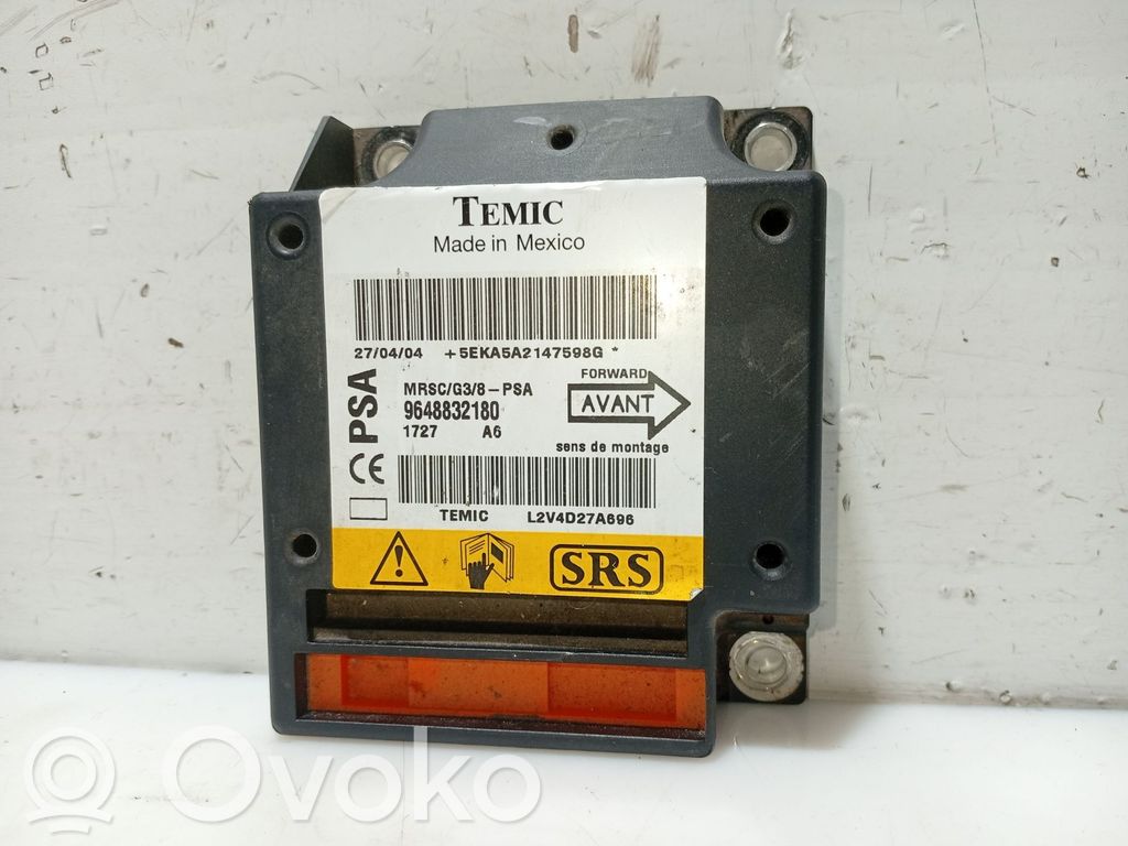 Sterownik / Moduł Airbag   9648832180,L2V4D27A696