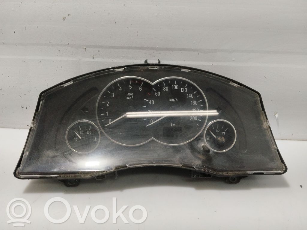 Opel Meriva A Spidometras (prietaisų skydelis) 