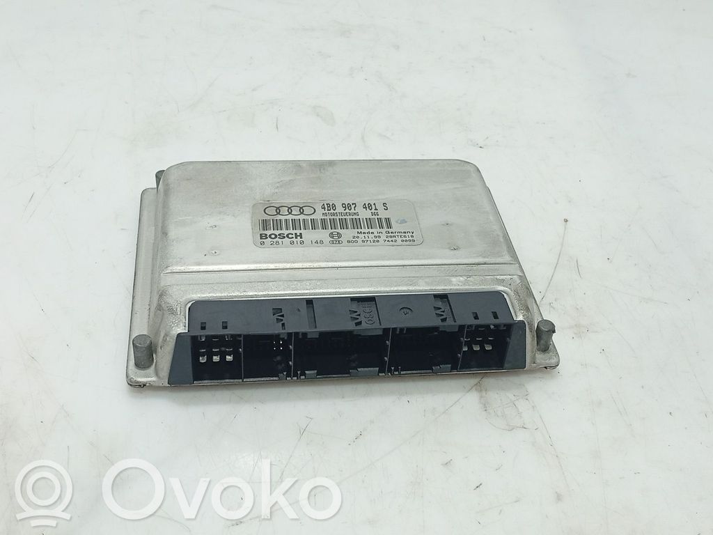 Engine control unit/module   4B0907401S,0281010148