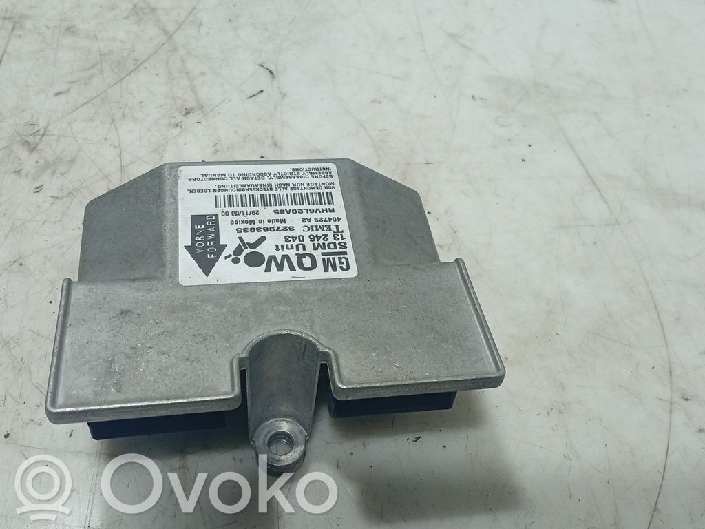 Opel Astra G Airbag control unit/module 