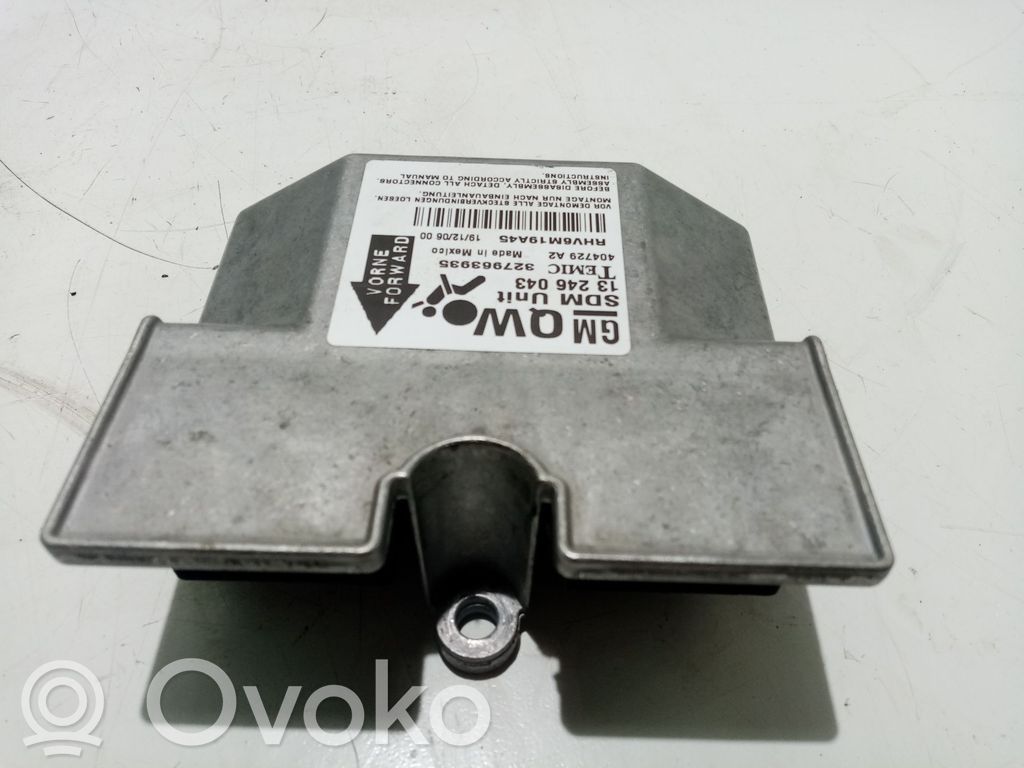 Opel Astra G Unidad de control/módulo del Airbag 
