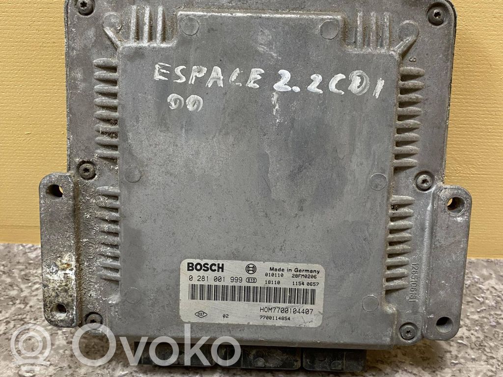 Renault Espace -  Grand espace IV Engine control unit/module 