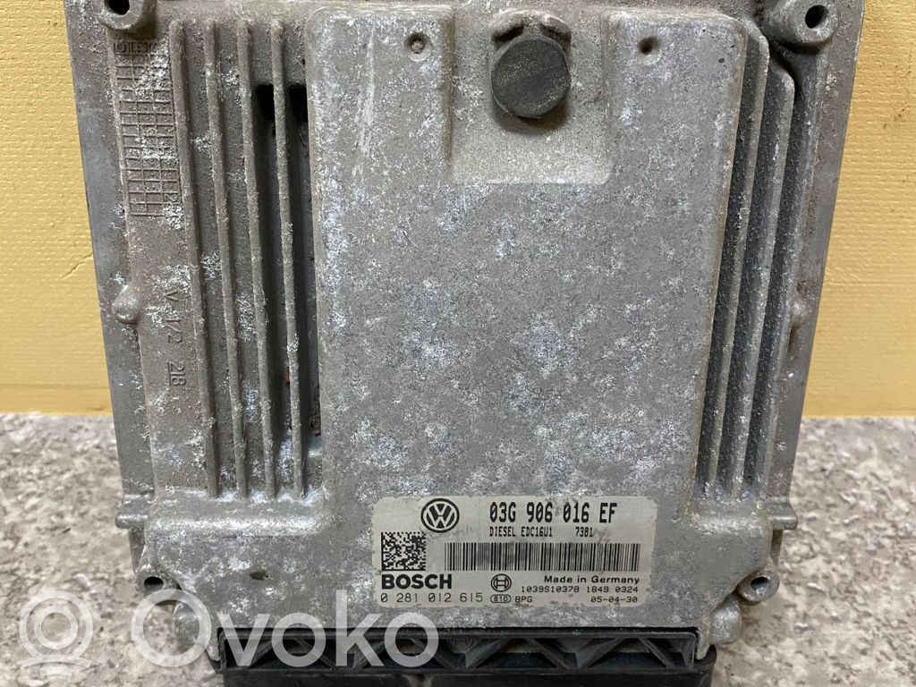 Engine control unit/module   03G906016EF,0281012615