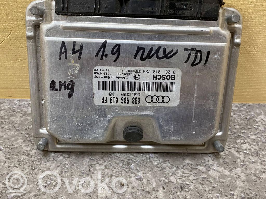 Audi A4 S4 B6 8E 8H Engine control unit/module 
