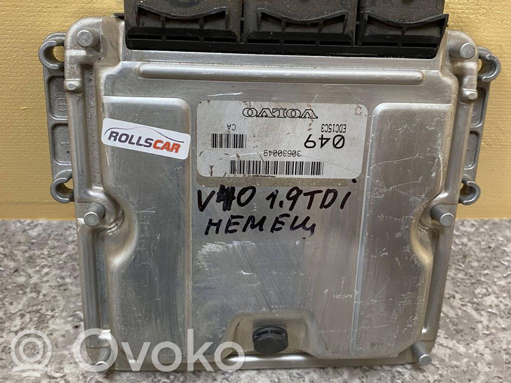 Volvo S40, V40 Engine control unit/module 