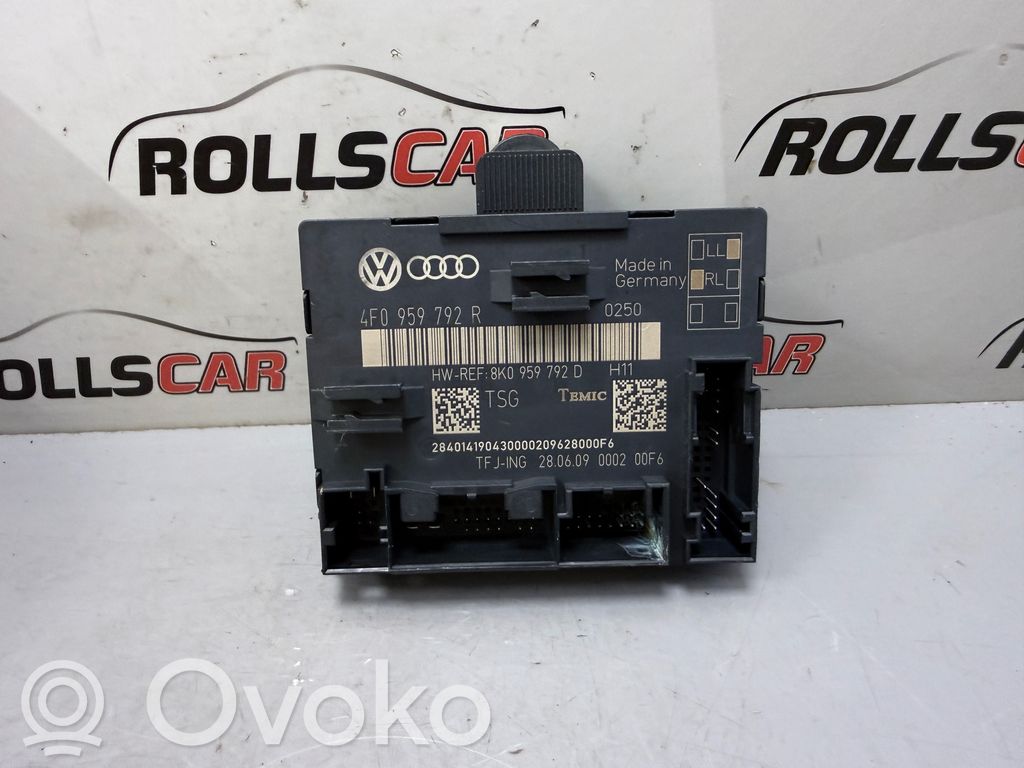 Unidad de control/módulo de la puerta   4F0959792R,8K095979