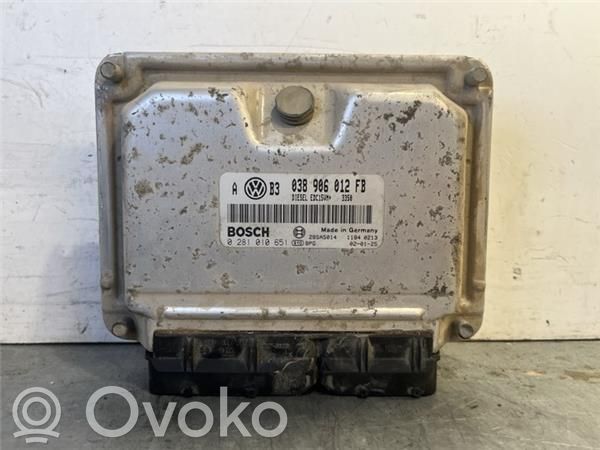 Volkswagen Golf V Unité de commande, module ECU de moteur 
