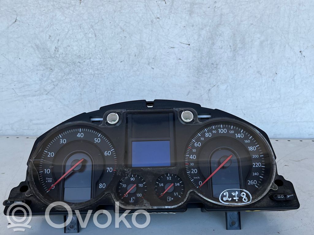 Volkswagen PASSAT B6 Tachimetro (quadro strumenti) 
