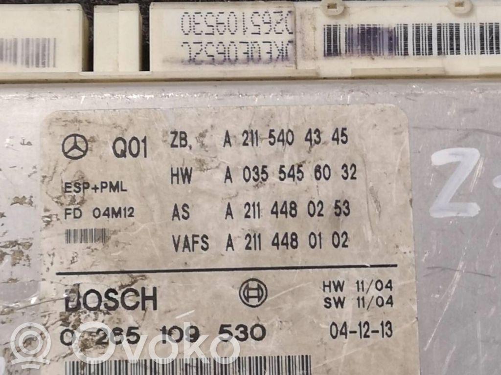 Moduł / Sterownik ESP   A2115404345,A0355456032,A0255456032,2115404345,2115405945,A0335454832,A2114480253,A2115405945