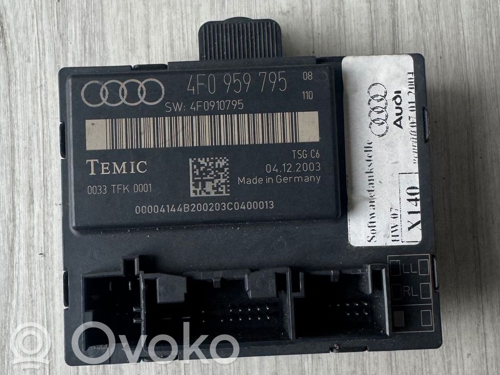 Door control unit/module   4F0959795,4F0910795,04122003