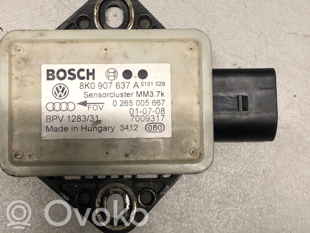 Audi A4 S4 B8 8K Датчик ESP (системы стабильности) (датчик продольного ускорения) 