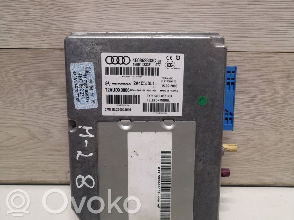 Audi A6 S6 C6 4F Unitate/modul control telefon 